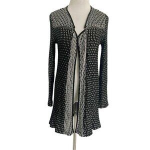 Moonlight by Y&S Fashion Size Small Cardigan Open Front Boho Lagenlook Art